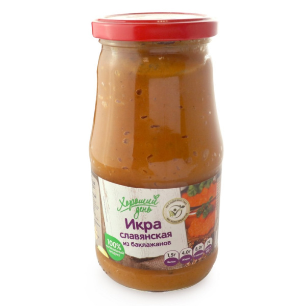 Икра из баклажанов 520г Хороший день