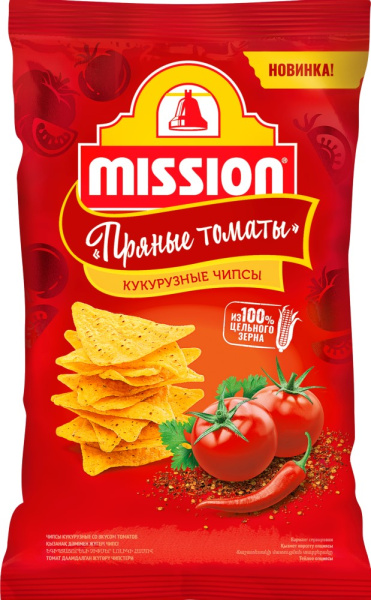 Чипсы кукурузные Миссион Томат 150г