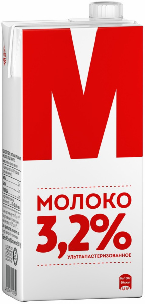 Молоко М Лианозовское 3,2% 950г