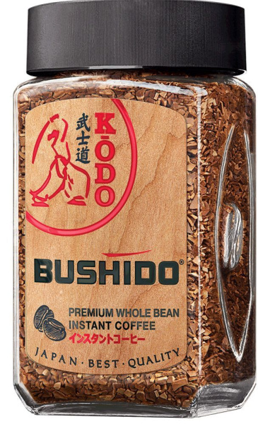 Кофе сублимированный молотый в растворимом BUSHIDO Kodo 95г