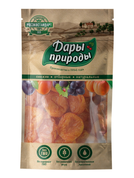 Абрикосы Дары природы сушеные 150г