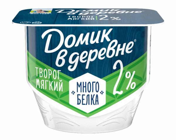 Творог Домик в деревне мягкий  2% 150г