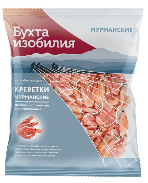 Креветки Бухта Изобилия Мурманские 500г