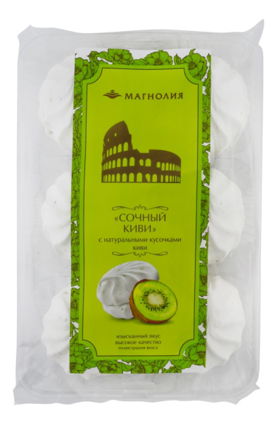 Зефир Магнолия c натуральными кусочками киви 310г
