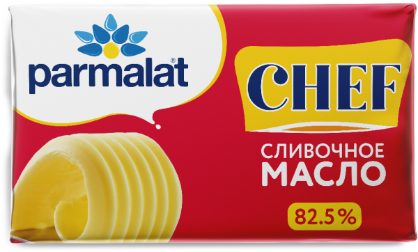 Масло Пармалат сливочное 82,5% 180г
