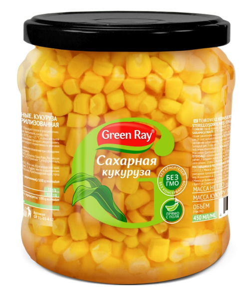 Кукуруза сахарная Грин Рэй 450г