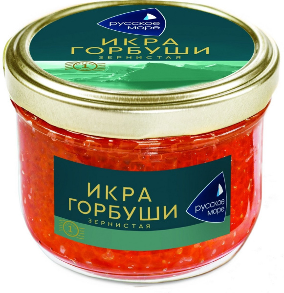 Икра Русское Море горбуши зерненая 210г