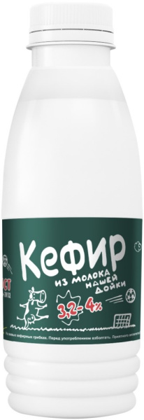 Кефир из Молока Нашей Дойки 3,2-4% 430г