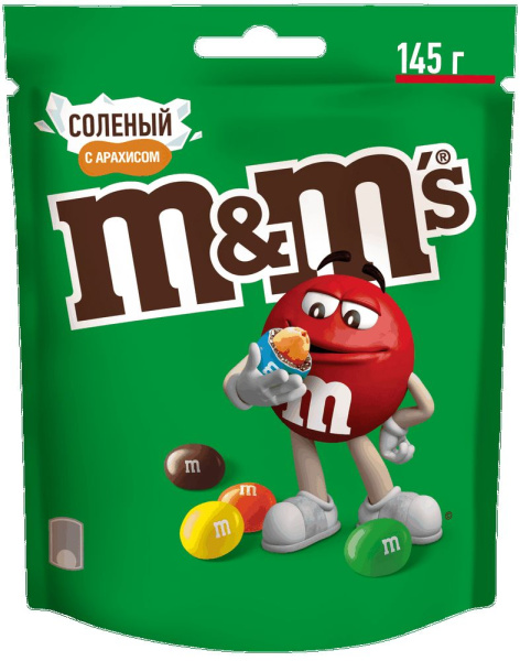 Драже М&M соленый арахис 145г