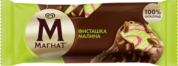 Мороженое Магнат Фисташка-Малина эскимо 70г