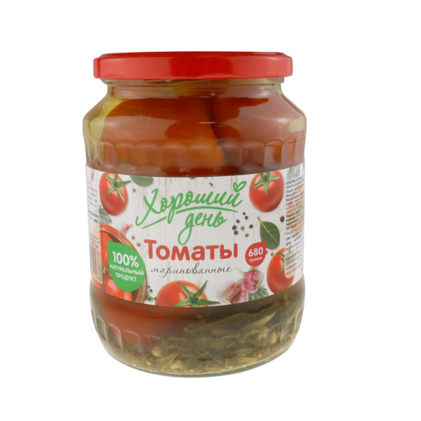 Томаты Хороший день маринованные 680г