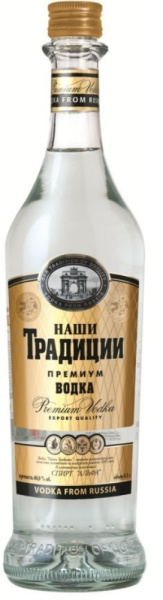 Водка Наши Традиции Премиум 40% 0,5л