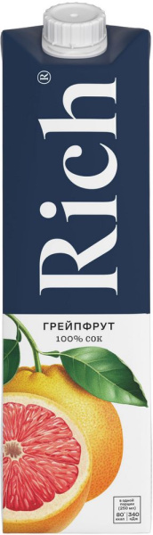 Сок Грейпфрутовый Рич 1л