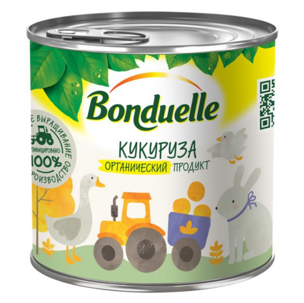 Кукуруза Бондюэль органический продукт 425мл