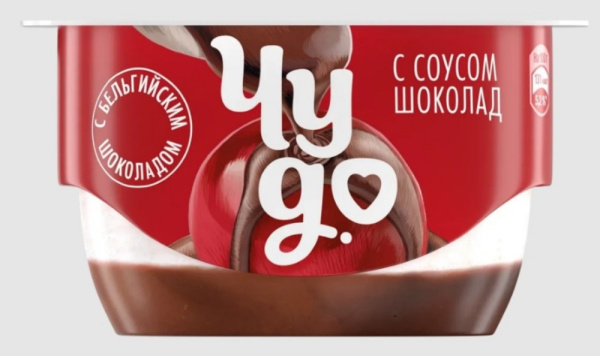 Десерт творожный Чудо вишня/шоколад 4,4% 100г