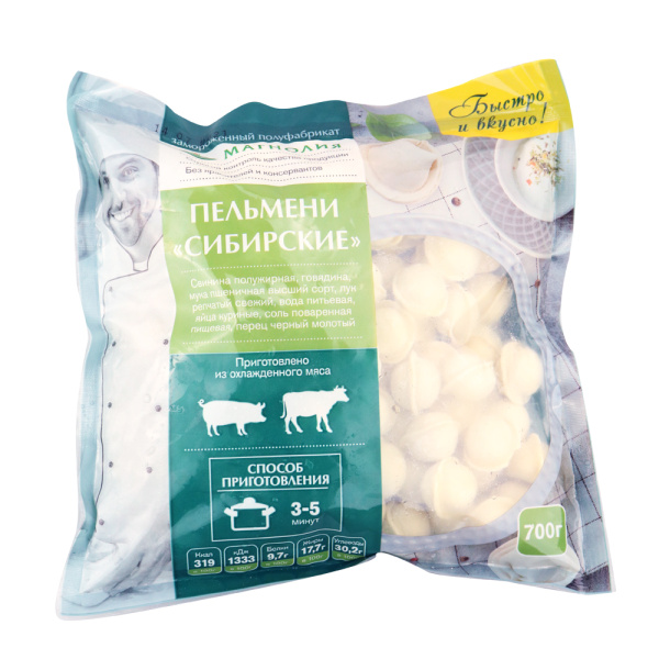 Пельмени Сибирские Магнолия 700г