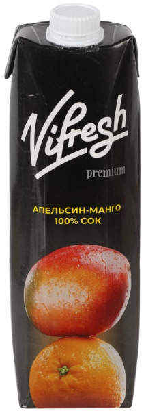 Сок Вифреш апельсиново-манговый для детского питания от 3-х лет 1л