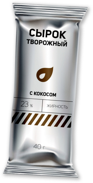 Сырок творожный глазированный Кокос 23% 40г