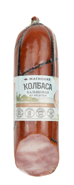 Колбаса Балыковая из индейки полукопченая Магнолия 300г