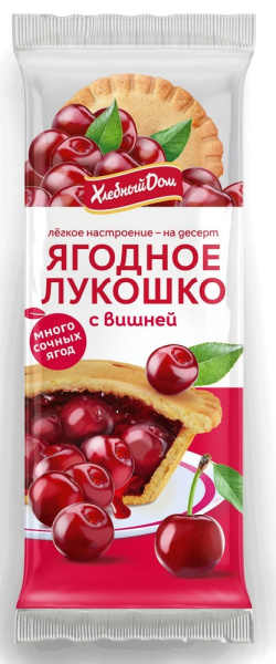 Кекс Ягодное лукошко с вишней 140г