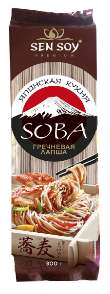 Макаронные изделия Лапша Сэн Сой гречневая Соба 300г