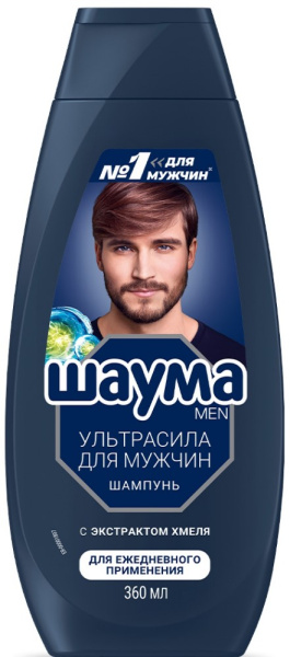 Шампунь Шаума Мен Ультра Сила 360мл