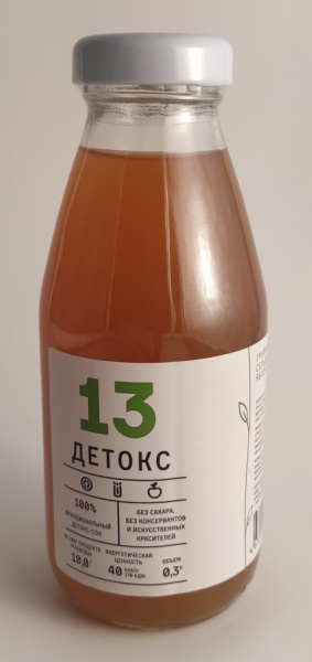 Сок Детокс 13 фруктовый 0,3л