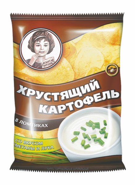 Хрустящий картофель сметана/луком 70г