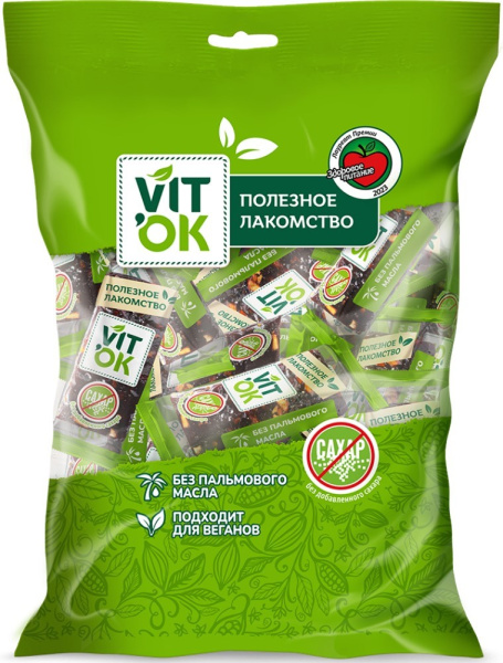 Конфеты Полезное лакомство без сахара 120г