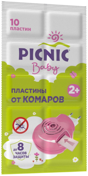 Пластины Пикник Бэби 10шт