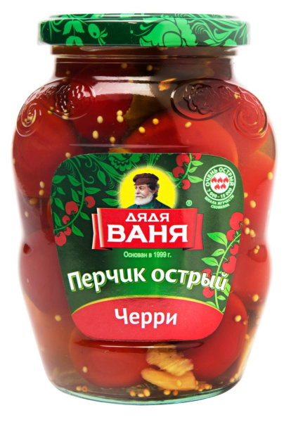 Перчик Дядя Ваня острый Черри 350г