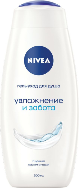Гель-уход для душа Нивея Увлажнениие и забота для всей семьи 500мл