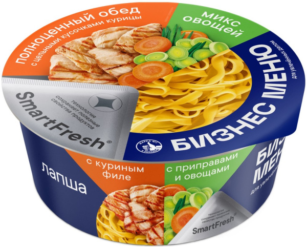 Лапша Бизнес Меню курица с приправами и овощами 110г