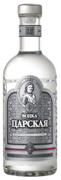 Водка Царская оригинальная 40% 0,5л