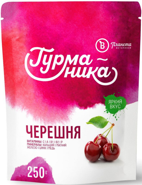 Черешня без косточек замороженная Планета Витаминов 250г