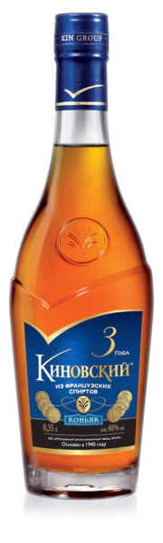 Коньяк Киновский 3 года 40% 0,35л