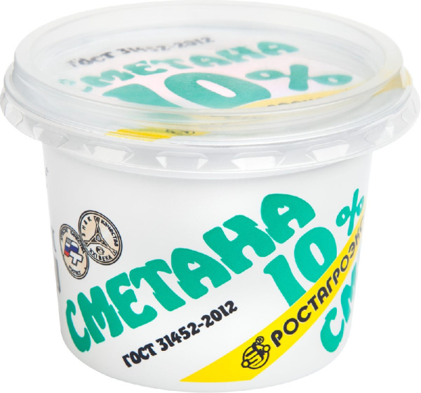 Сметана РАЭ 10% 180г