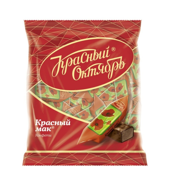 Конфеты Красный октябрь Красный мак 250г