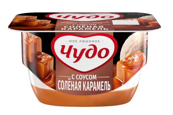 Десерт творожный Чудо пломбир/соленая карамель 4,2% 100г