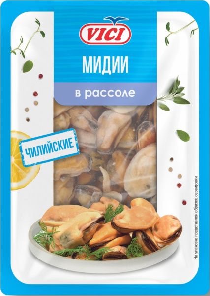 Мидии VICI в рассоле 150г